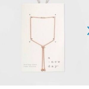 Rose gold over sterling adjustable bracelet